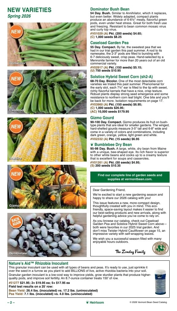 Vermont Bean flyer page 2