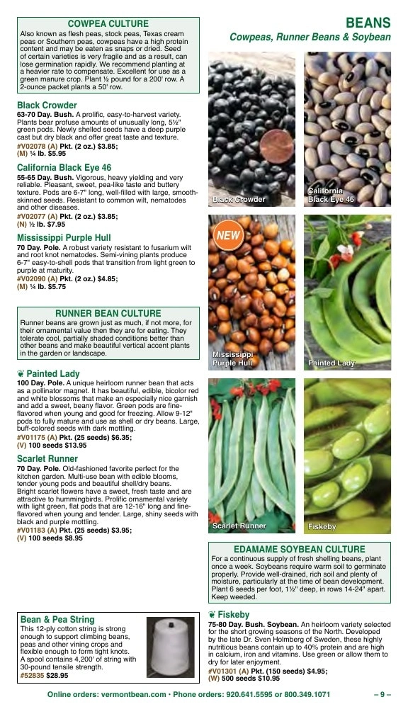 Vermont Bean flyer page 9