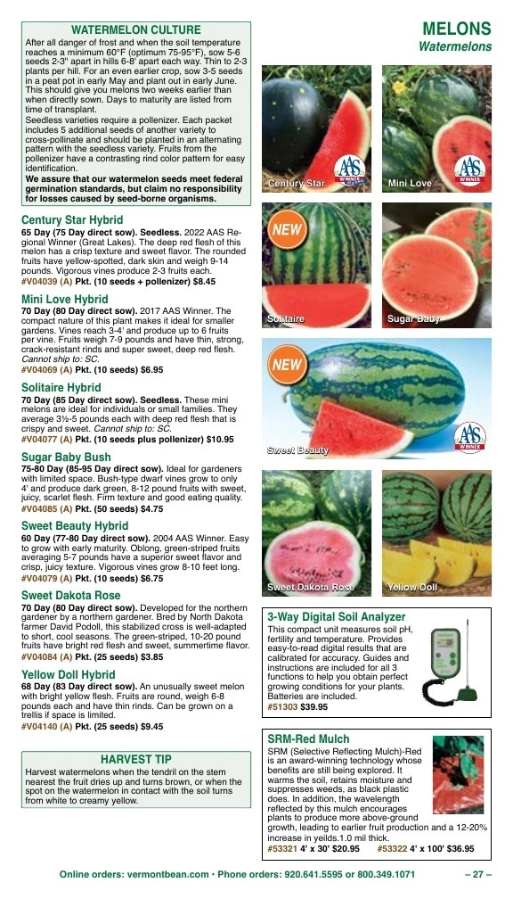Vermont Bean flyer page 27