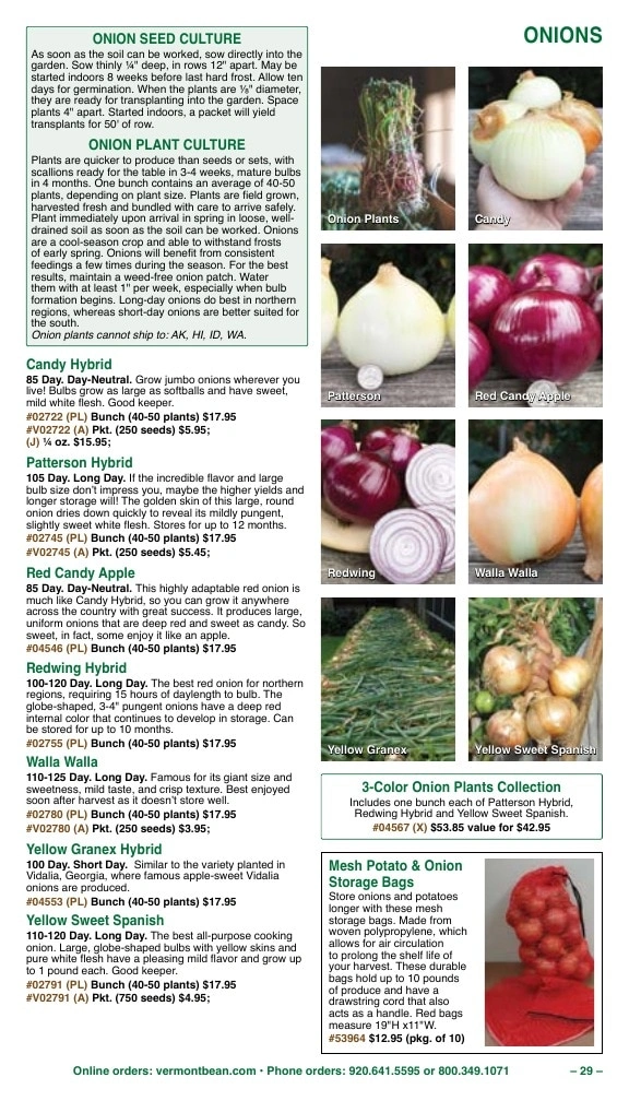 Vermont Bean flyer page 29