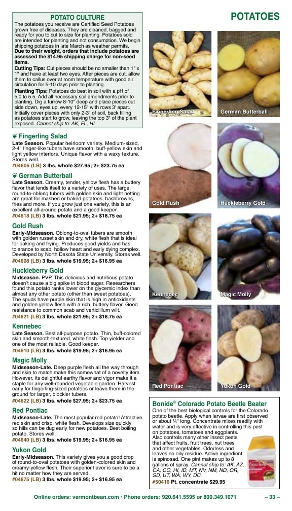 Vermont Bean flyer page 33
