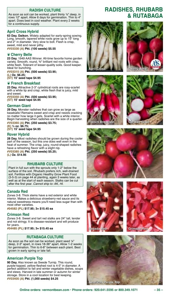 Vermont Bean flyer page 35