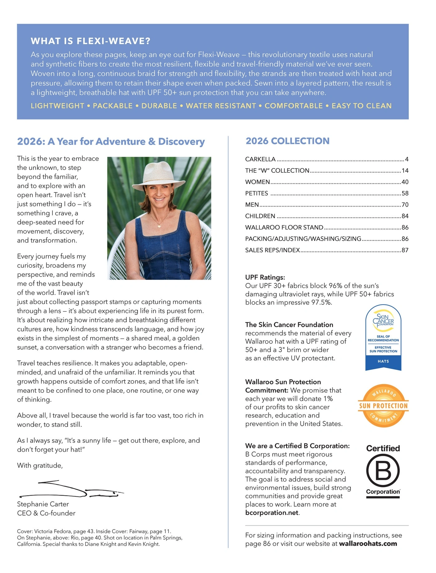 Wallaroo Hat Company flyer page 3