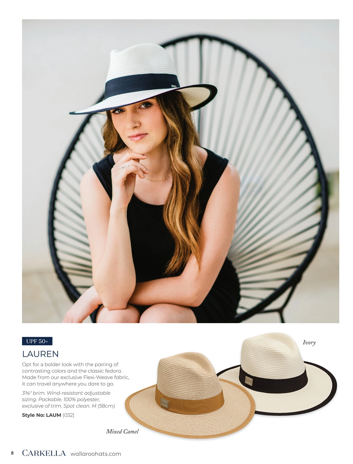 Wallaroo Hat Company flyer page 8