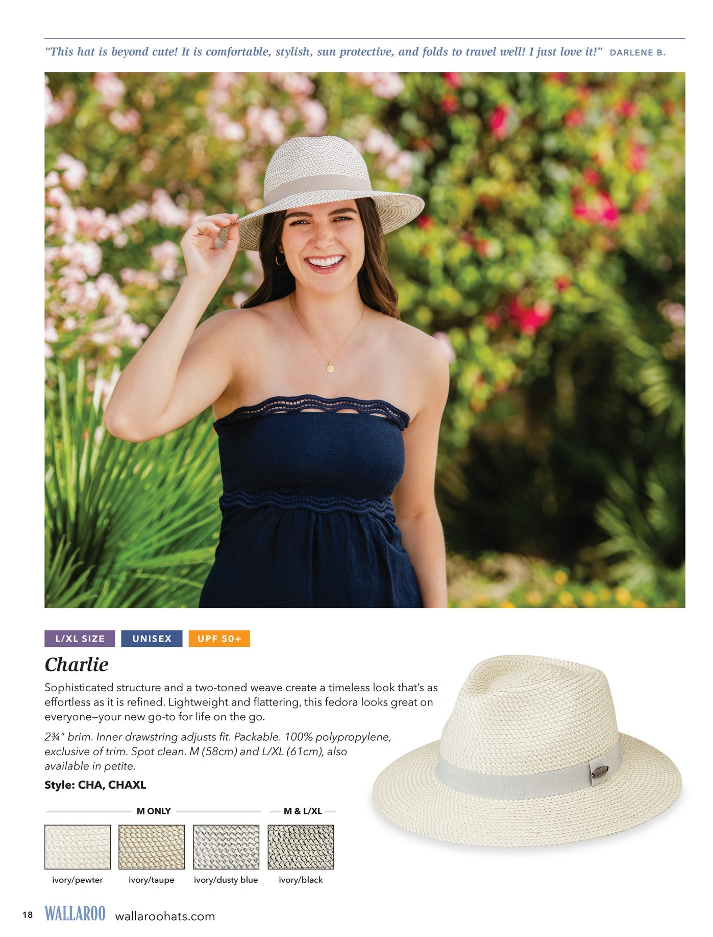 Wallaroo Hat Company flyer page 18