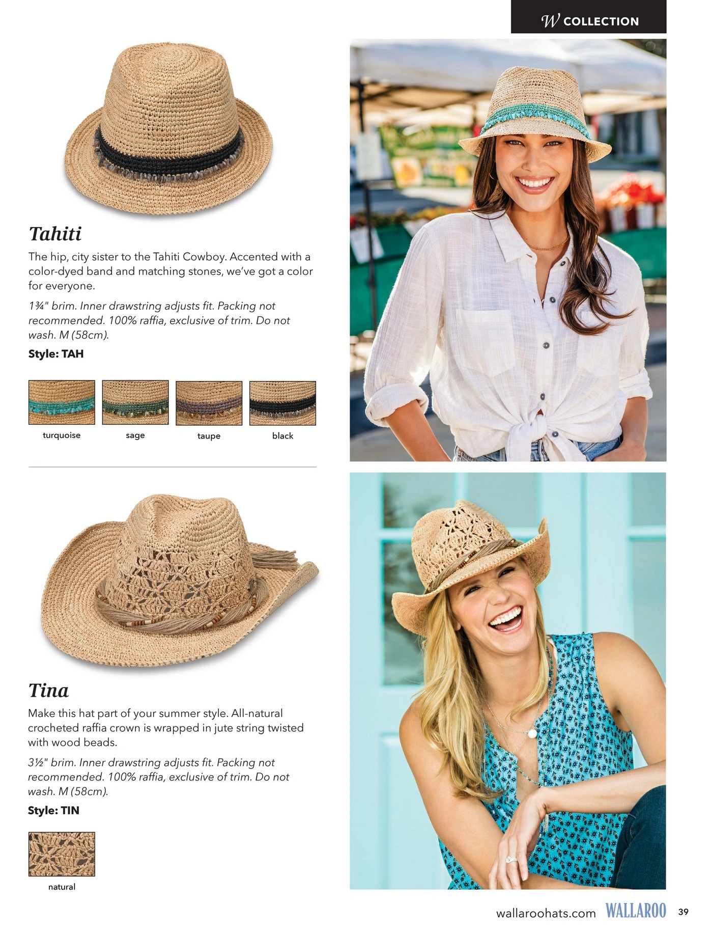Wallaroo Hat Company flyer page 39