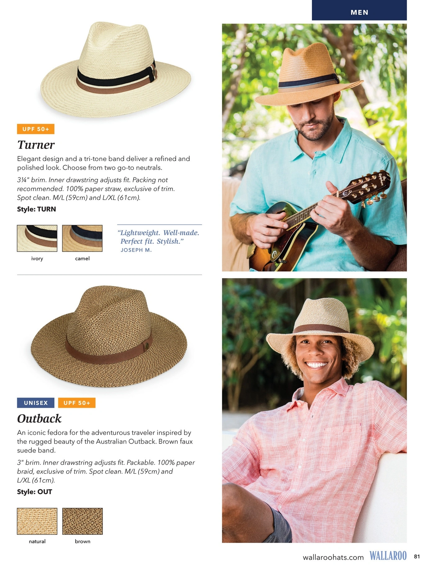 Wallaroo Hat Company flyer page 81