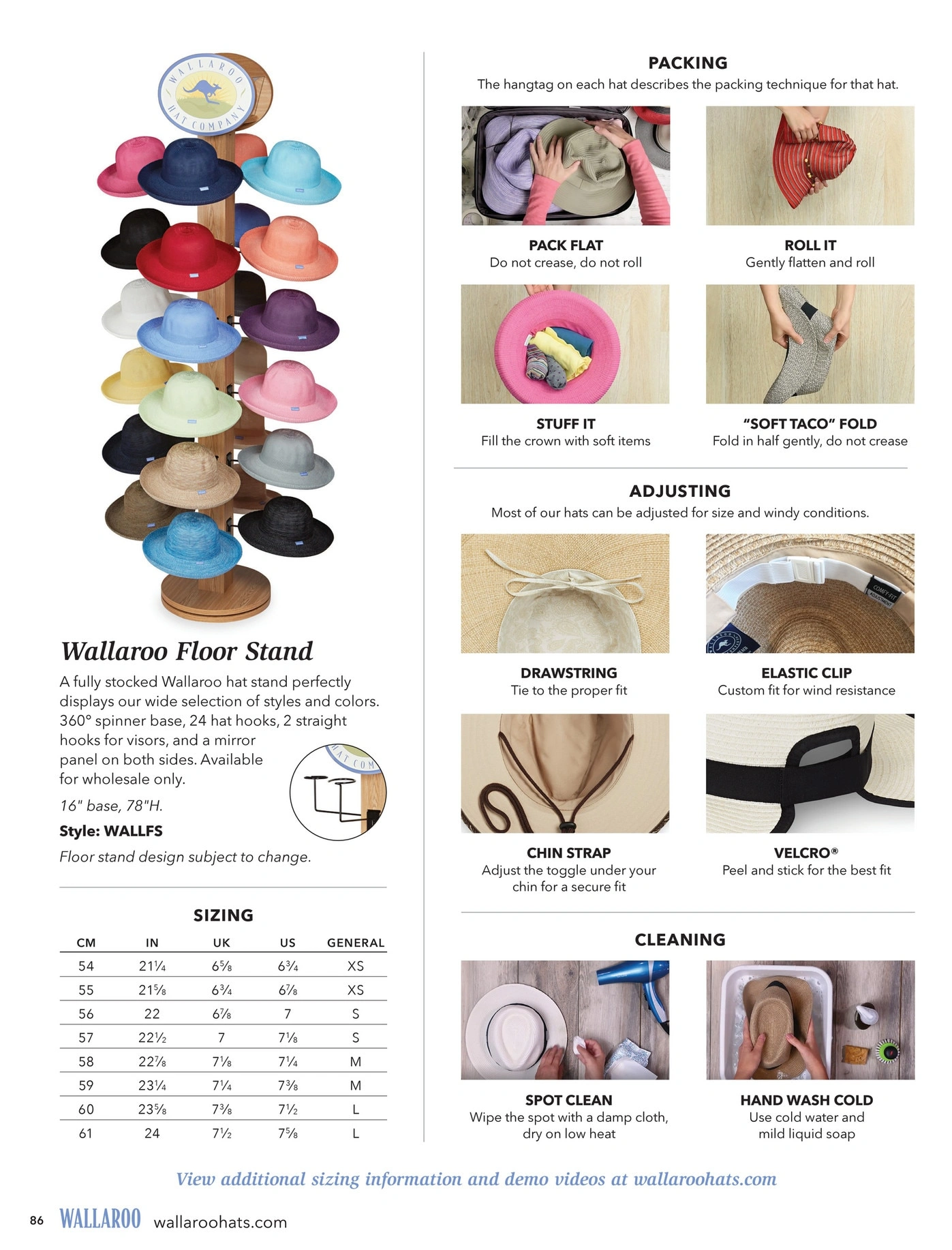 Wallaroo Hat Company flyer page 86