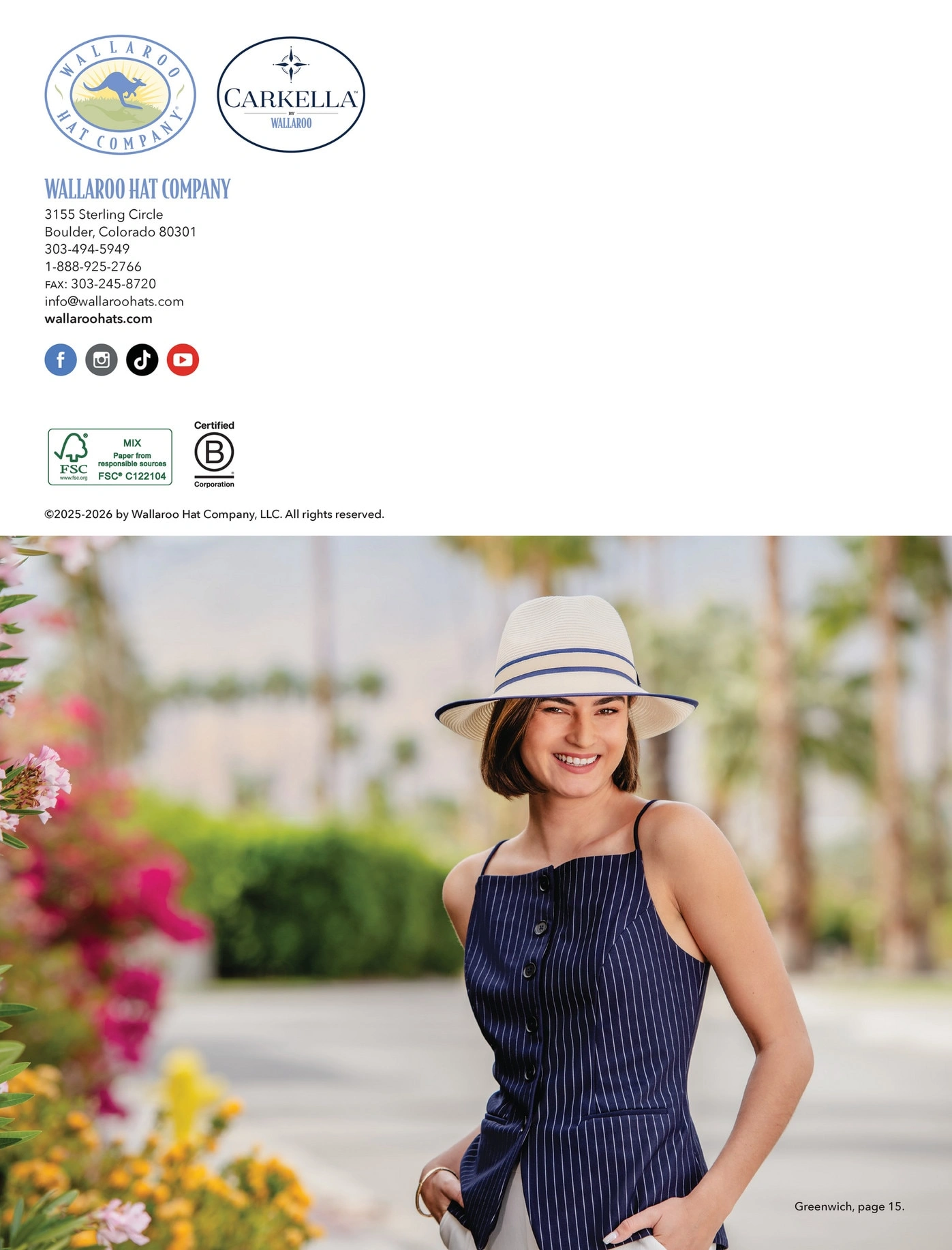 Wallaroo Hat Company flyer page 88