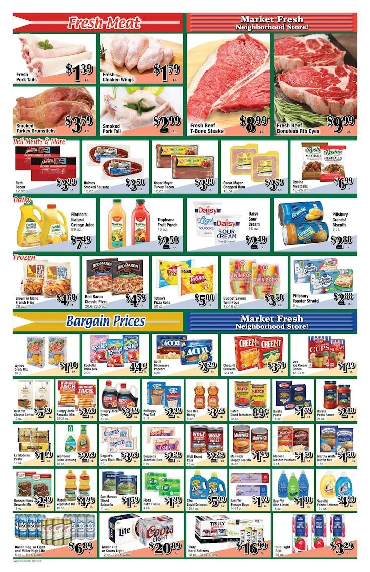 Watkins Supermarket flyer page 2
