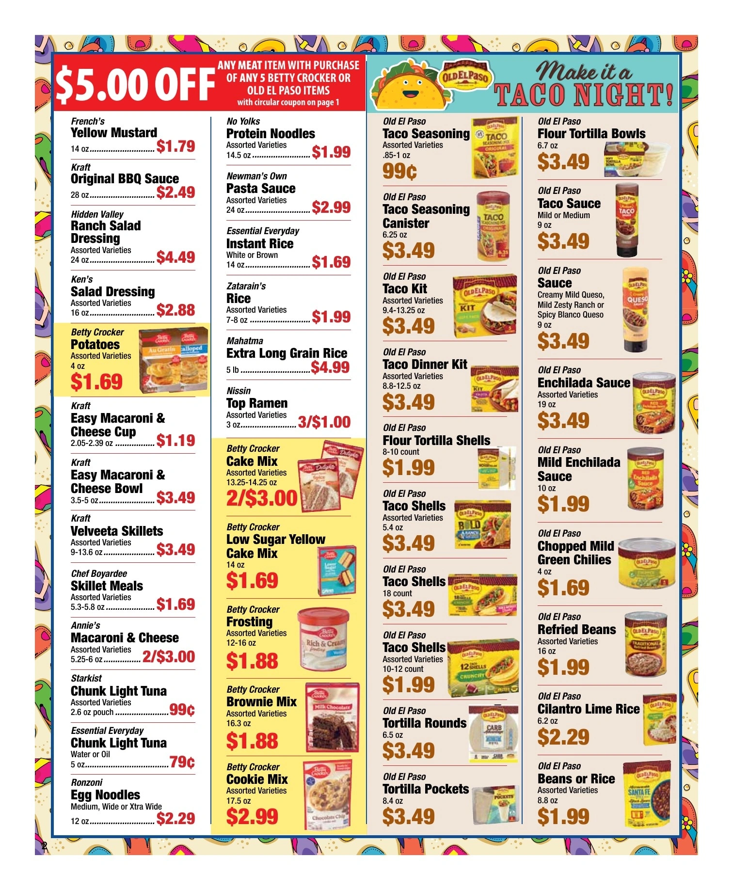 Weaver Markets flyer page 2