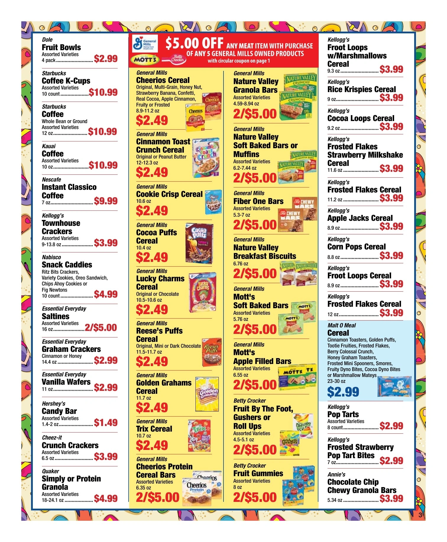 Weaver Markets flyer page 3