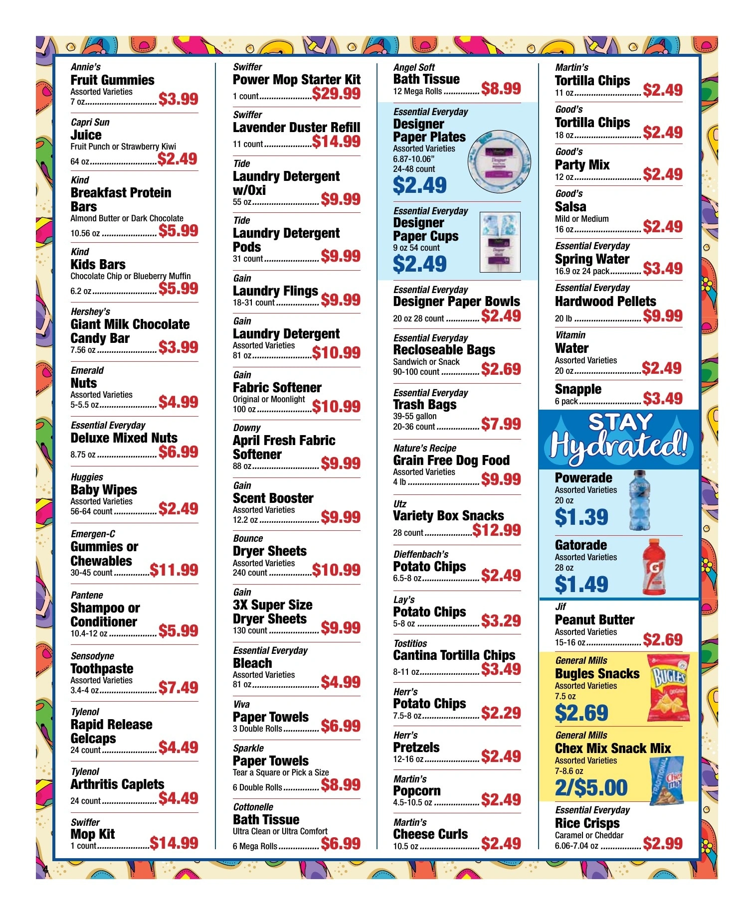 Weaver Markets flyer page 4