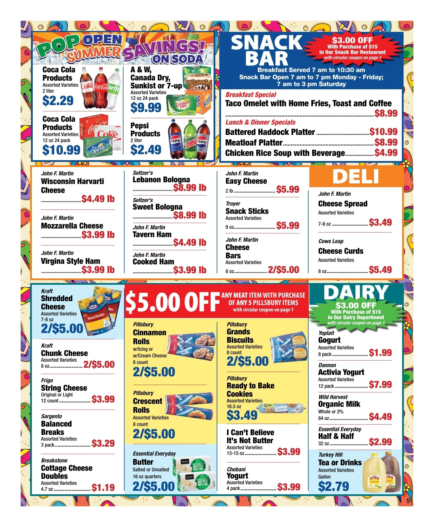 Weaver Markets flyer page 5