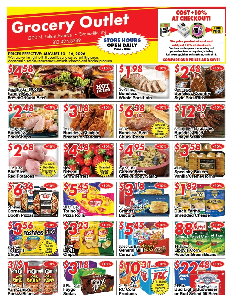 Wesselman's flyer page 1