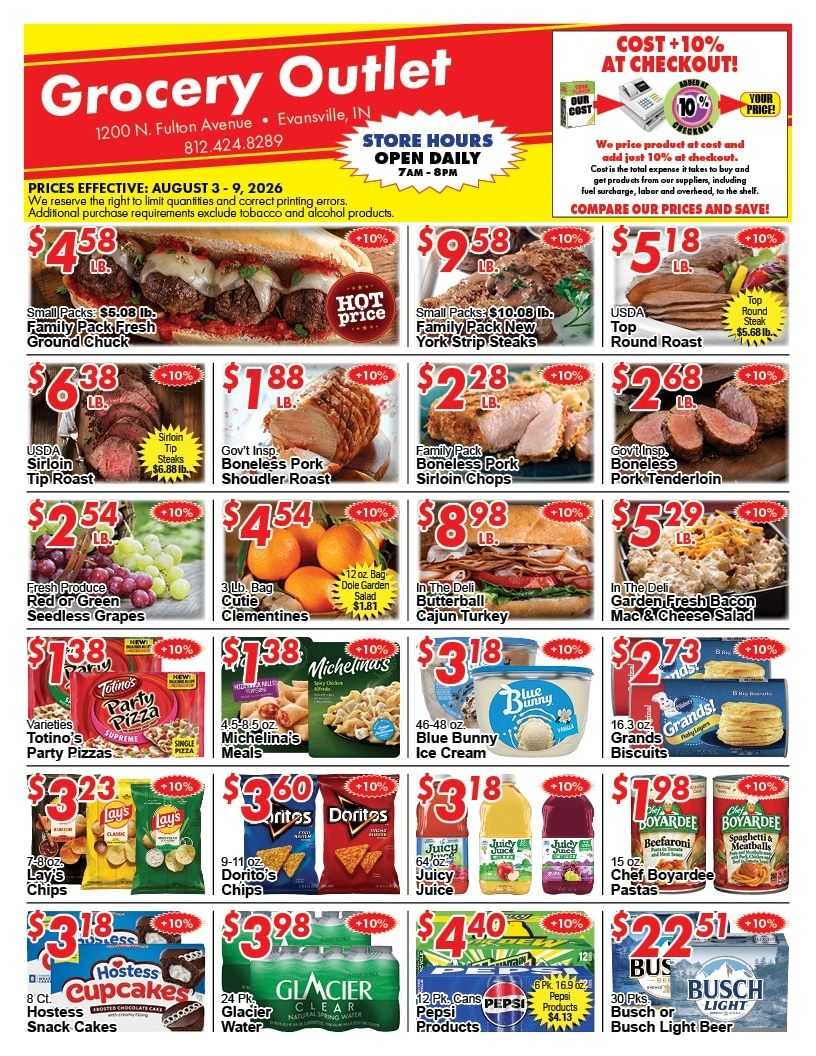 Wesselman's flyer page 1