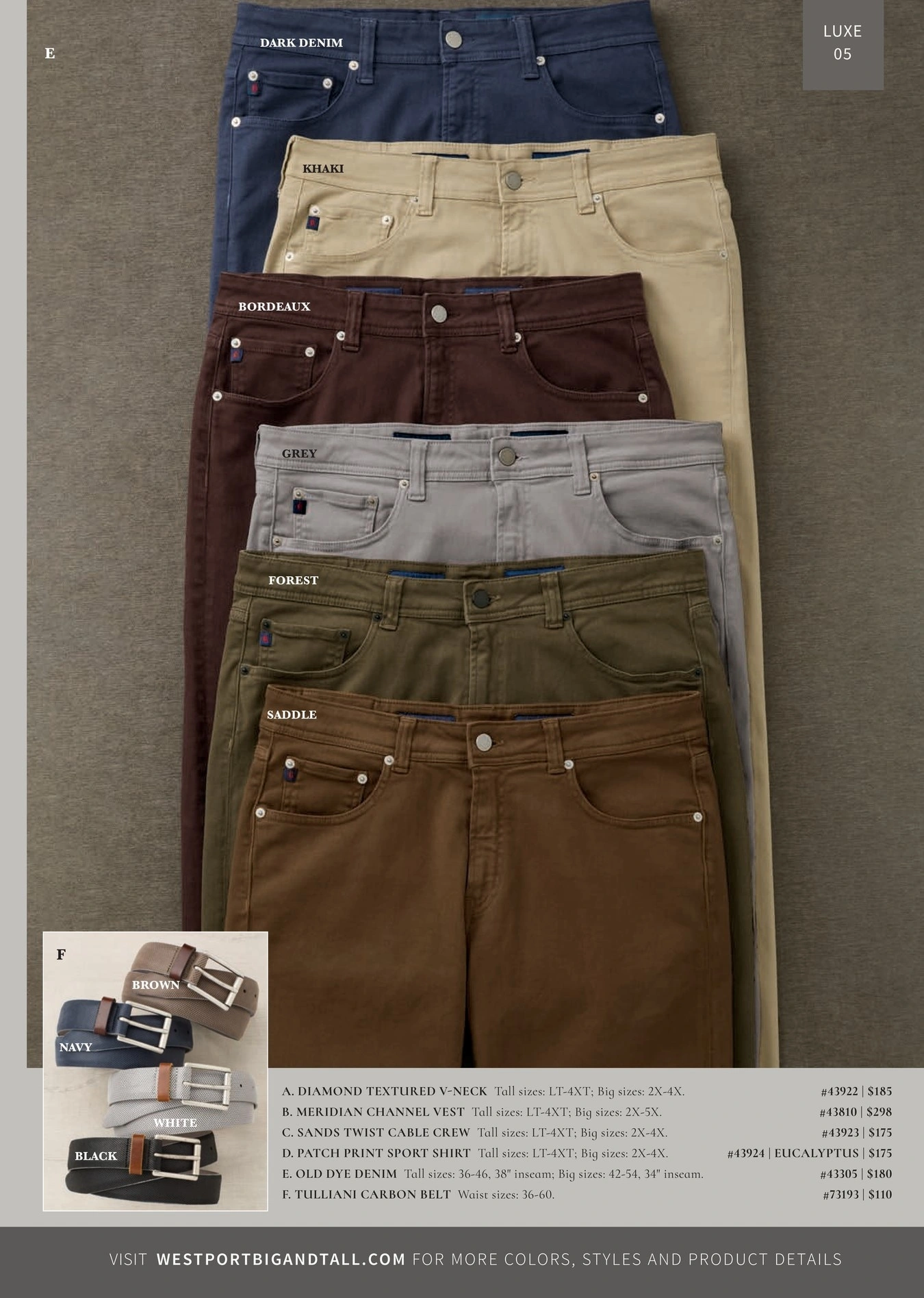 Westport Big & Tall flyer page 5