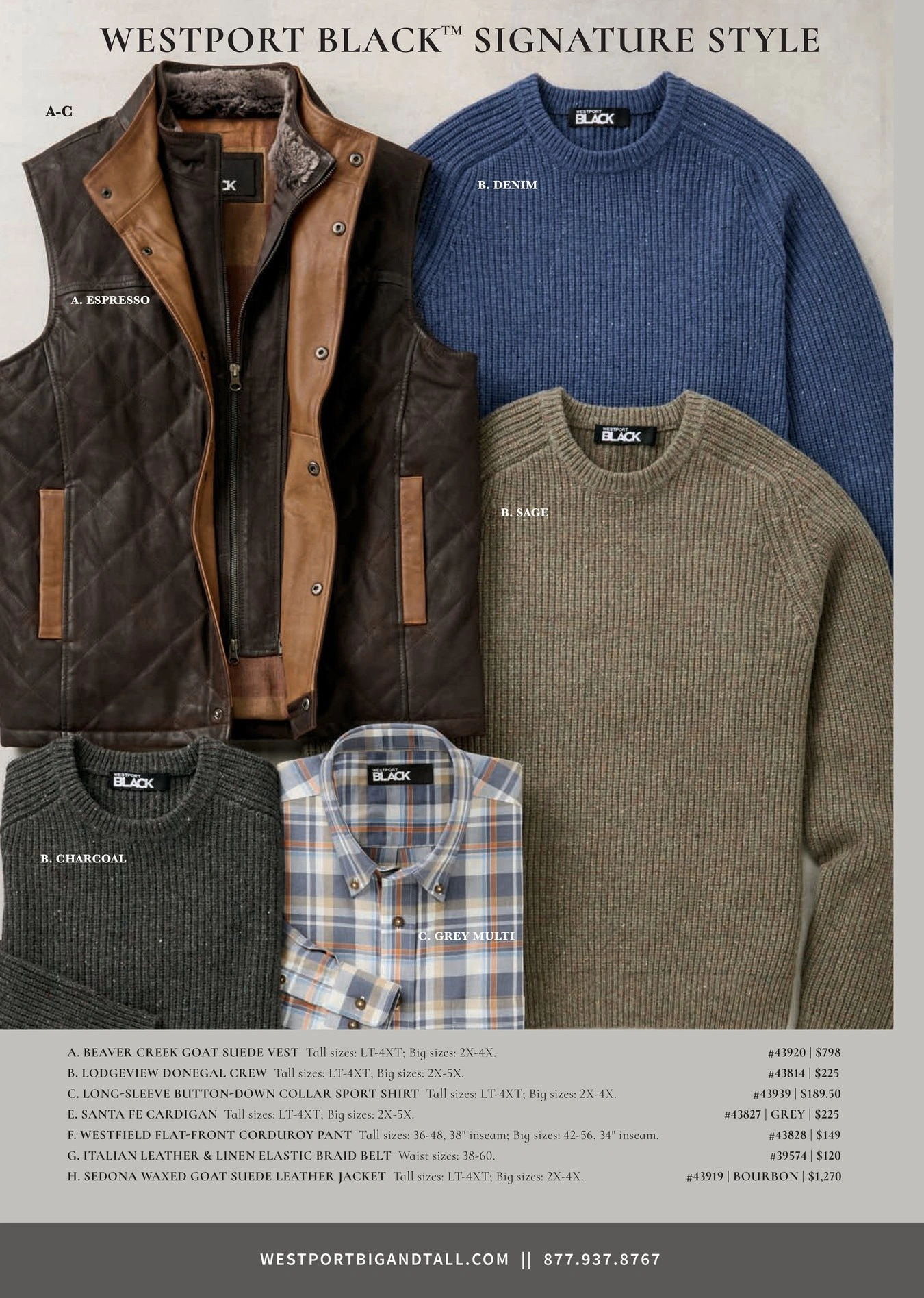Westport Big & Tall flyer page 8