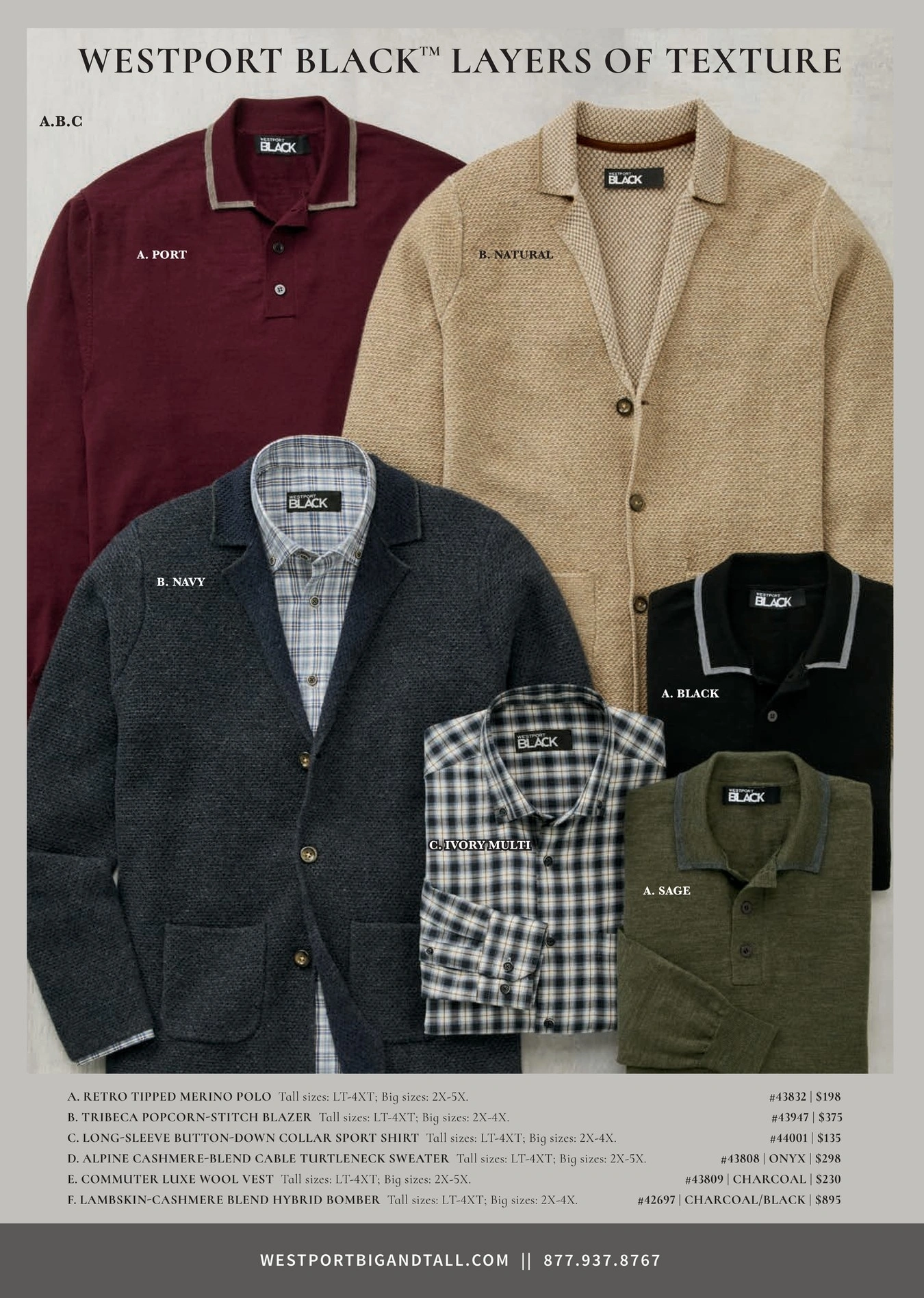 Westport Big & Tall flyer page 18