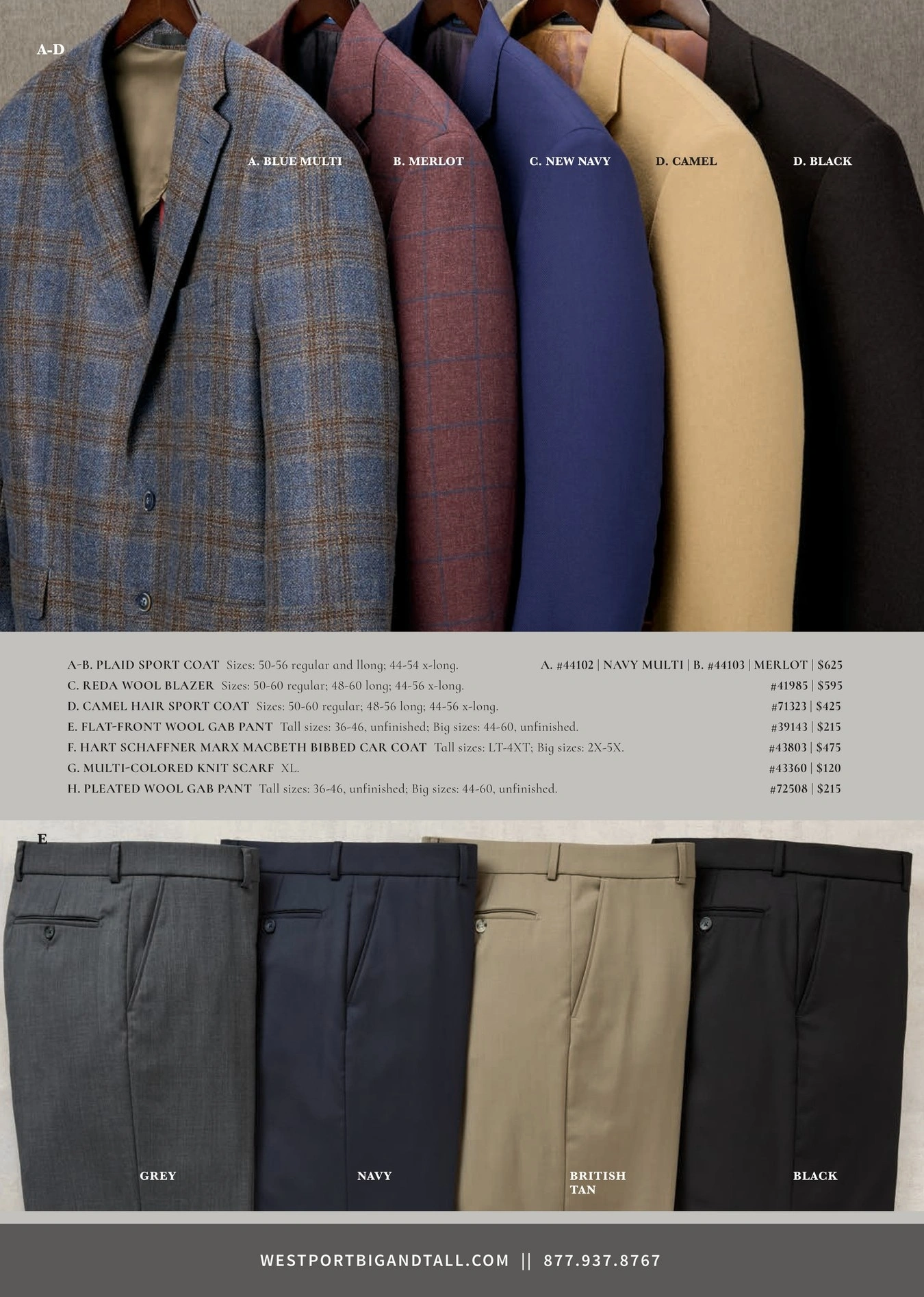 Westport Big & Tall flyer page 22