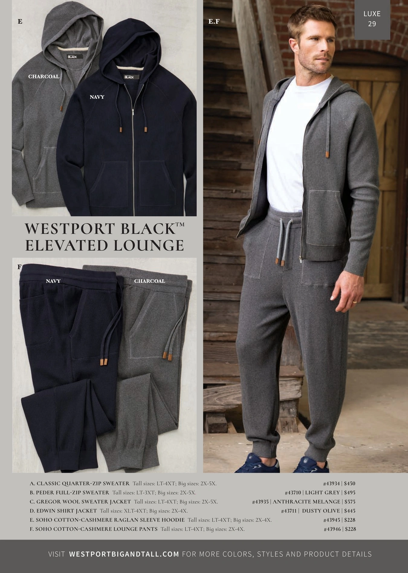 Westport Big & Tall flyer page 29