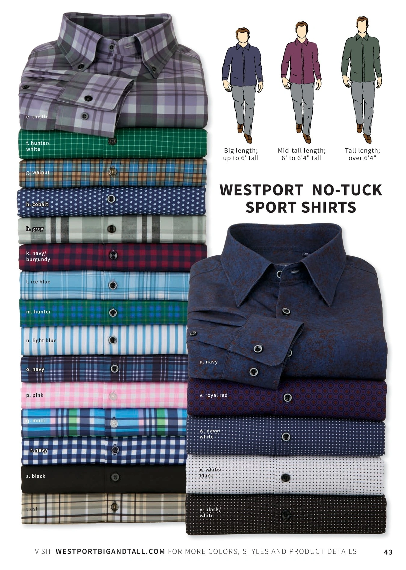 Westport Big & Tall flyer page 43