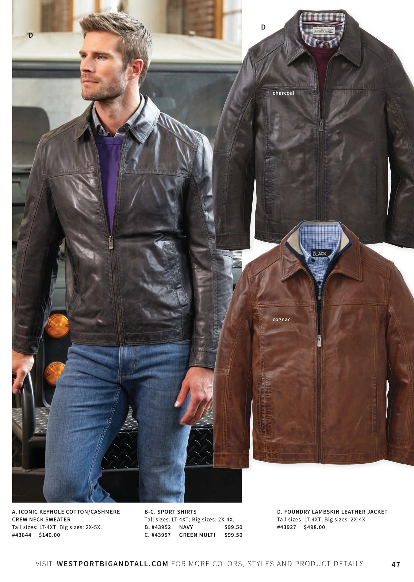 Westport Big & Tall flyer page 47
