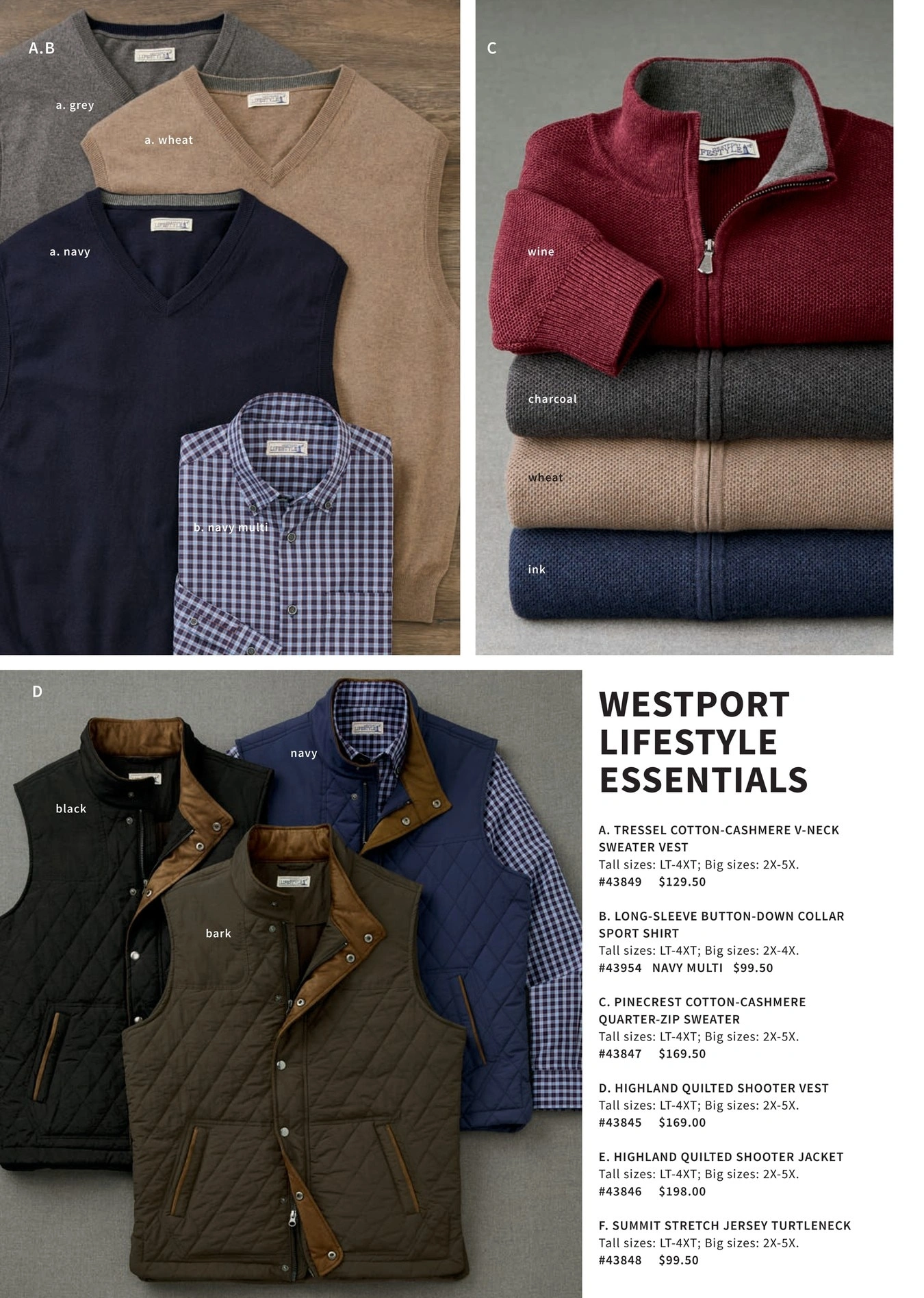 Westport Big & Tall flyer page 48