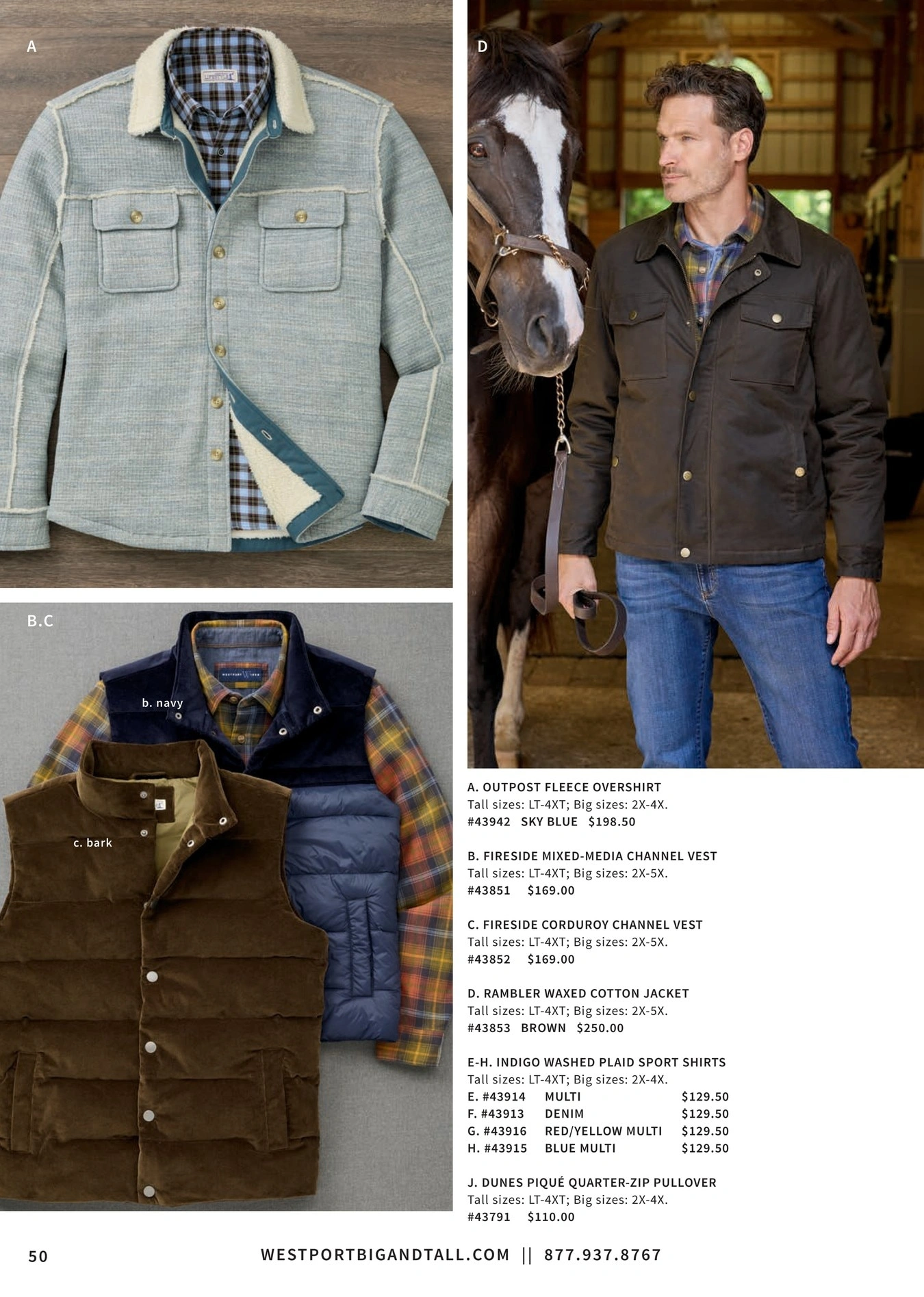 Westport Big & Tall flyer page 50