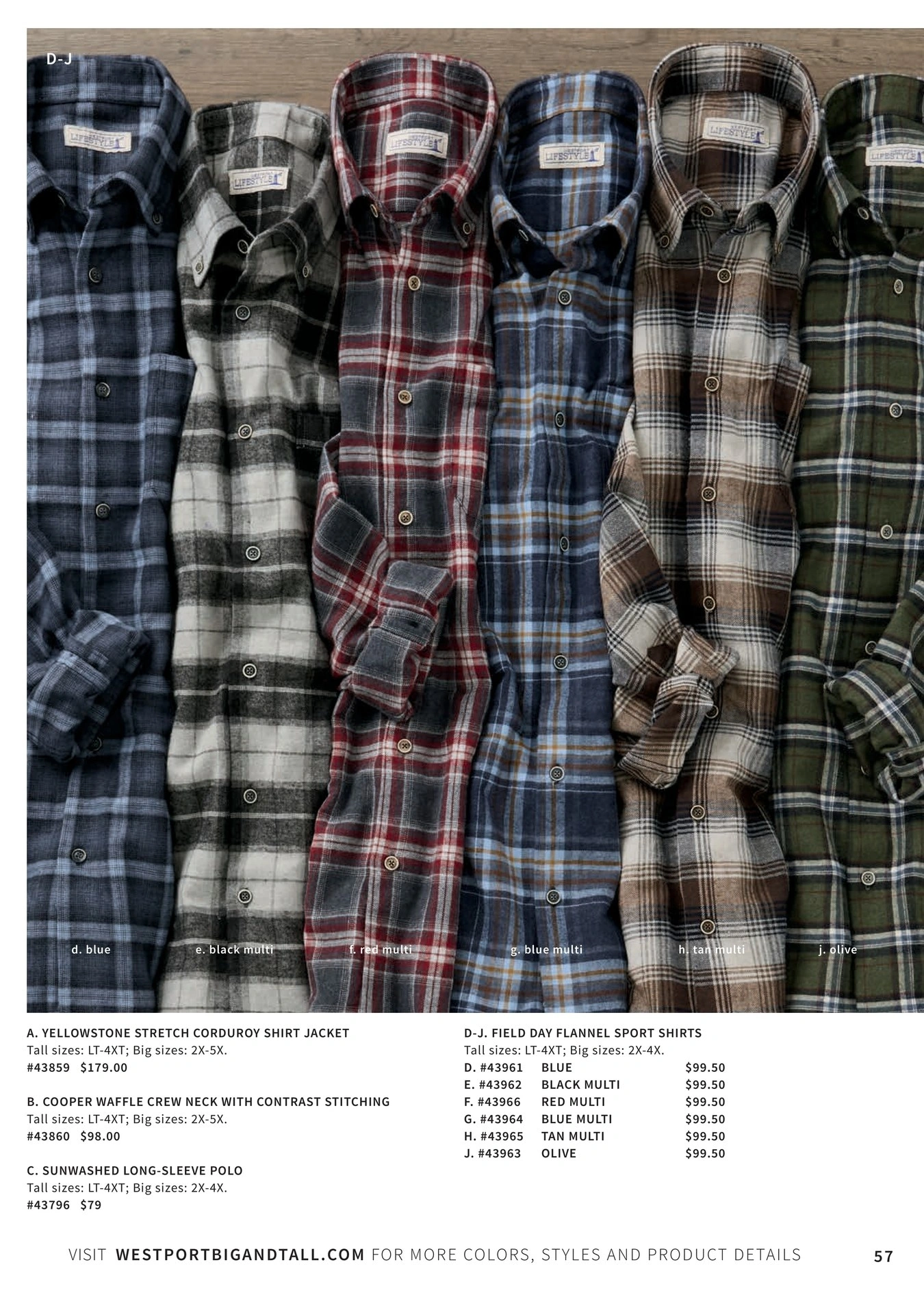 Westport Big & Tall flyer page 57
