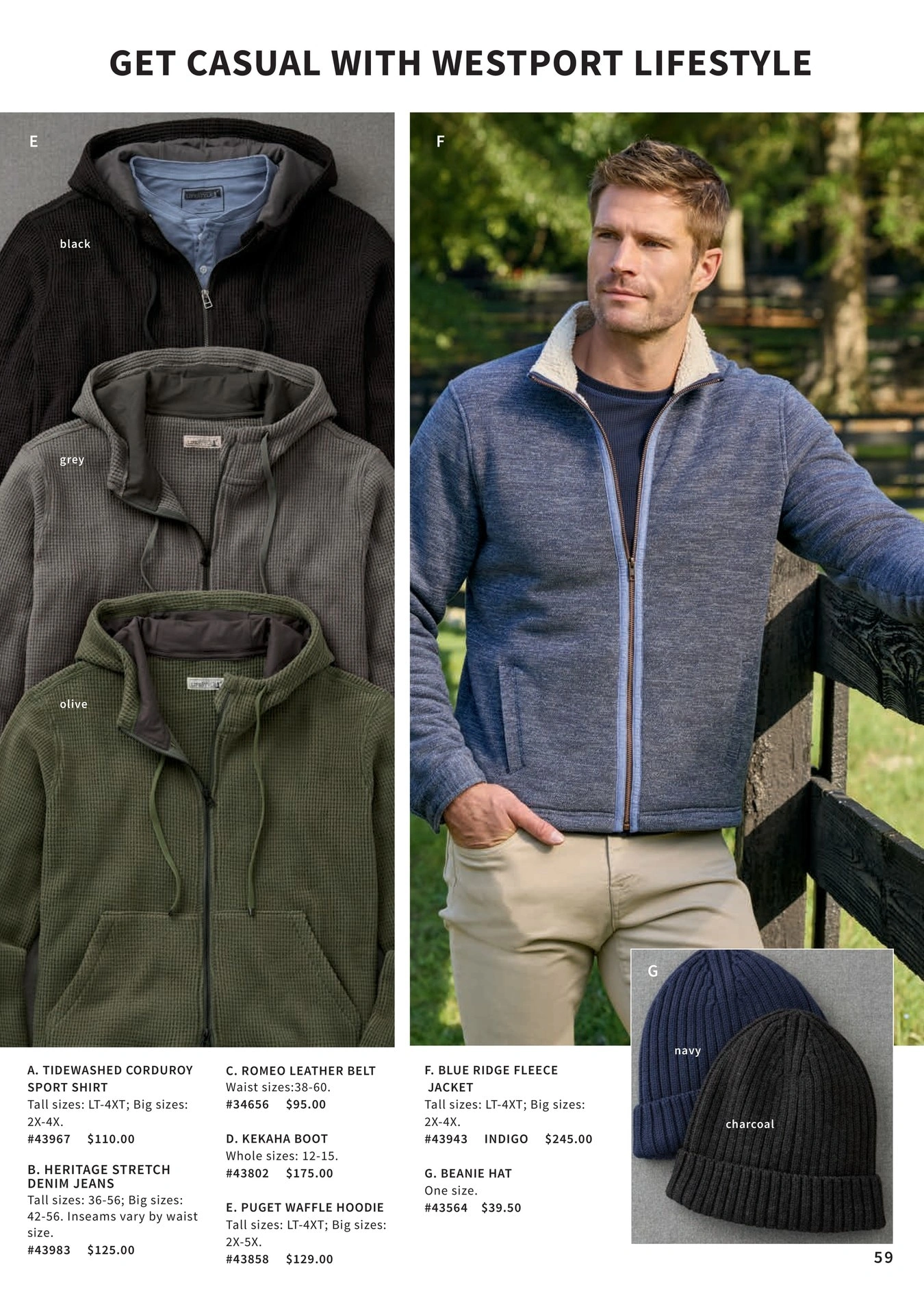 Westport Big & Tall flyer page 59