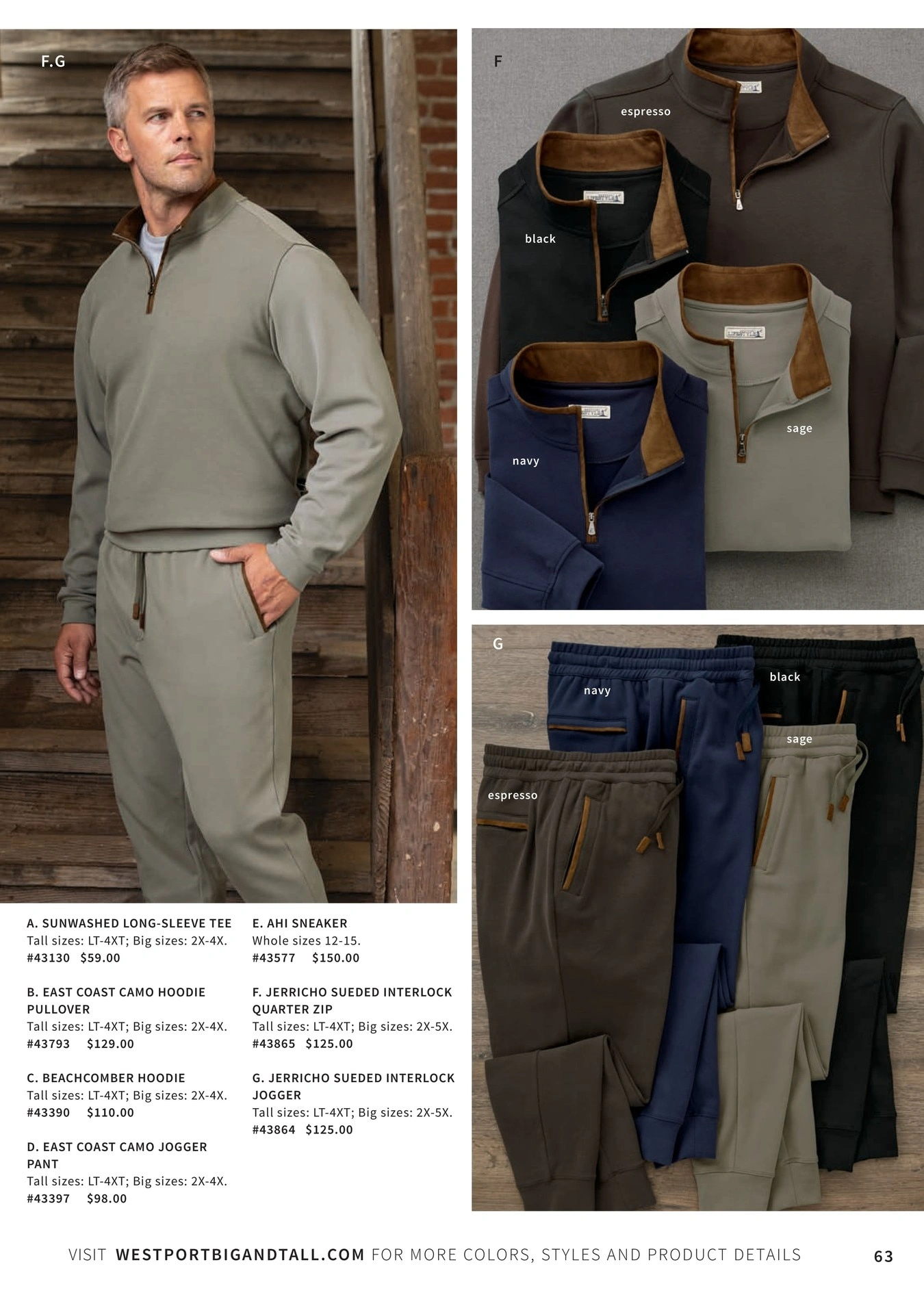 Westport Big & Tall flyer page 63
