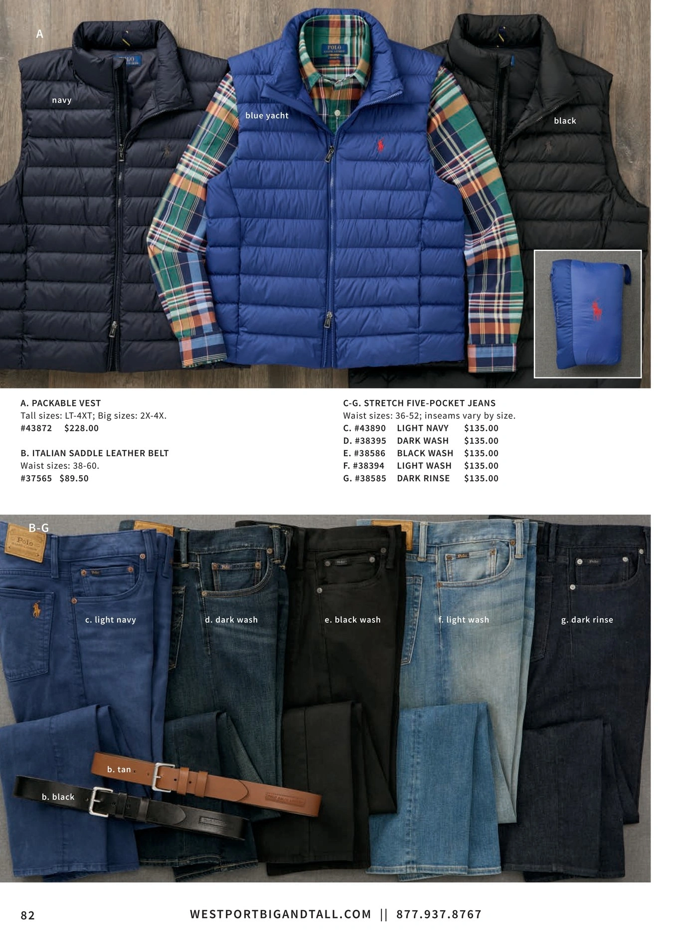 Westport Big & Tall flyer page 82