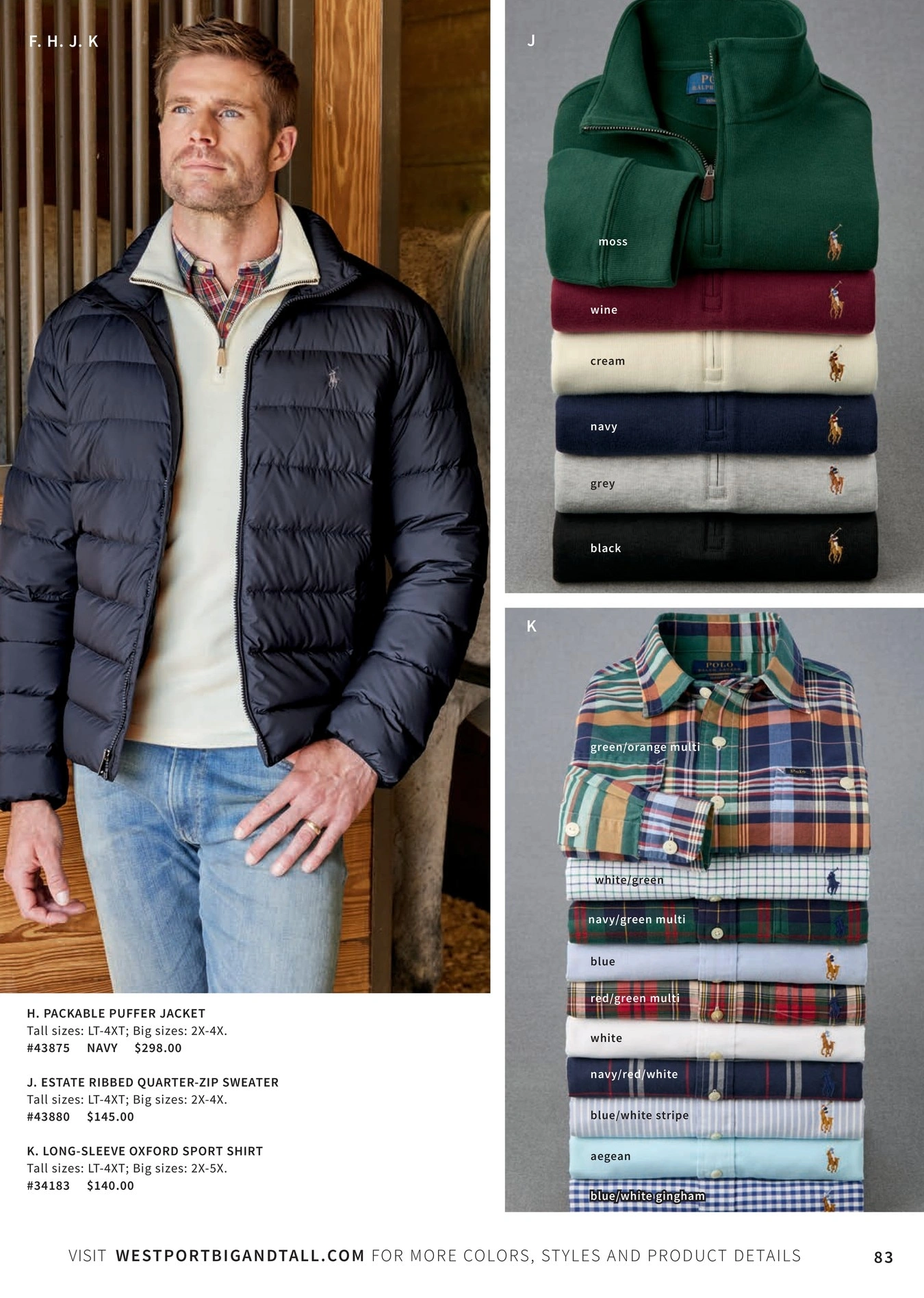 Westport Big & Tall flyer page 83