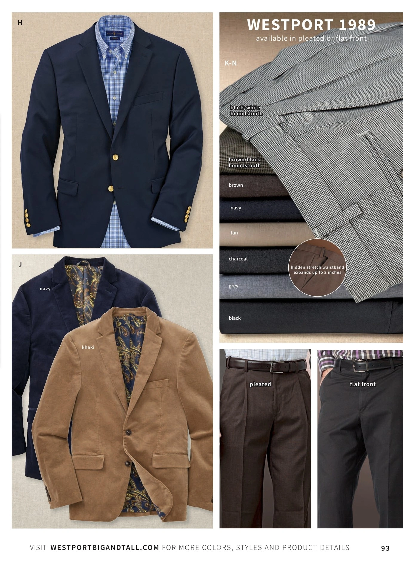 Westport Big & Tall flyer page 93