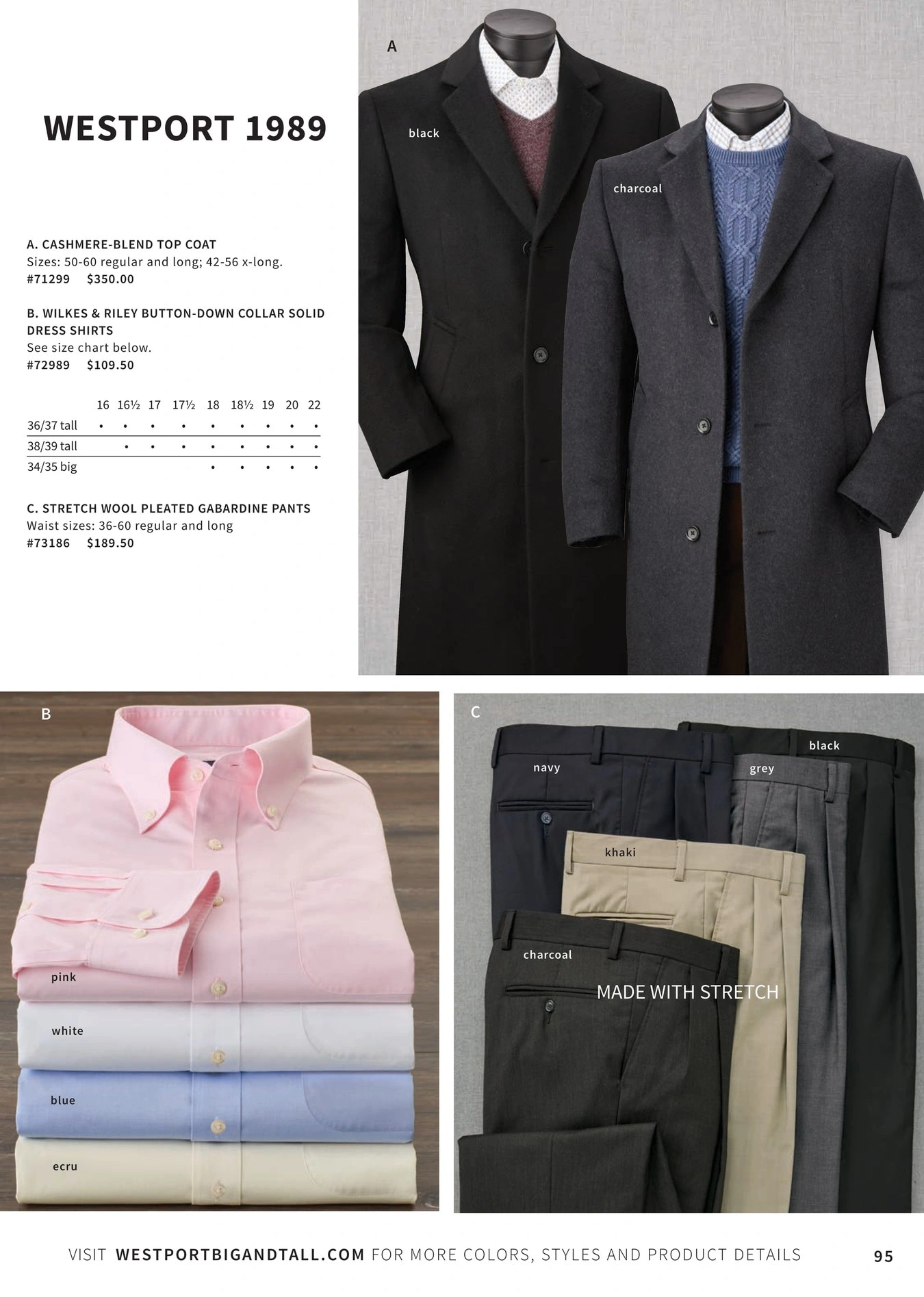 Westport Big & Tall flyer page 95