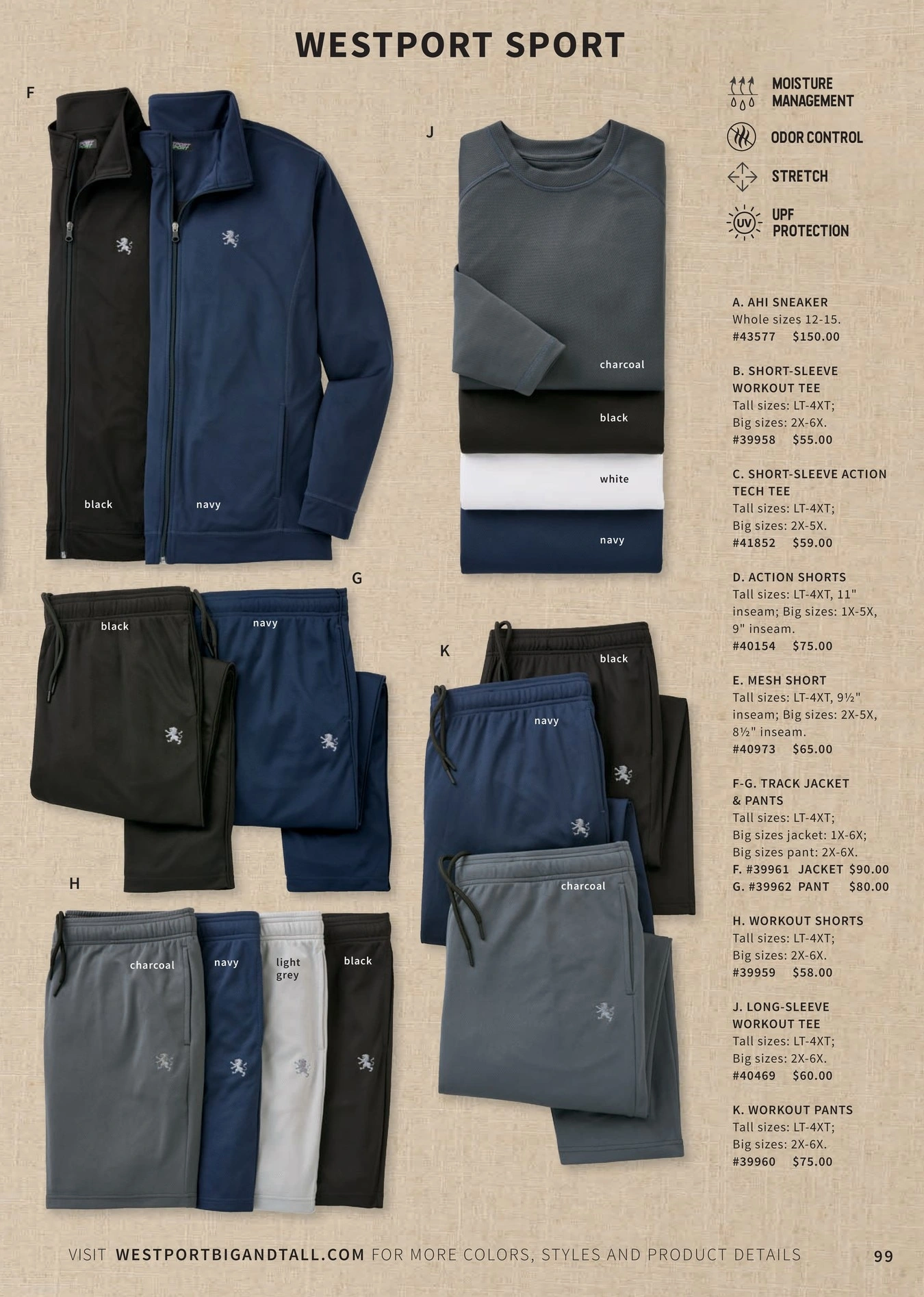 Westport Big & Tall flyer page 99