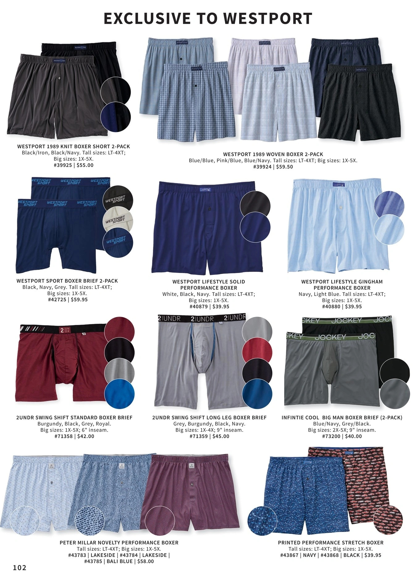 Westport Big & Tall flyer page 102