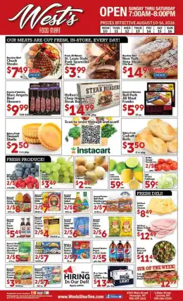 West's Shurfine Weekly Ad