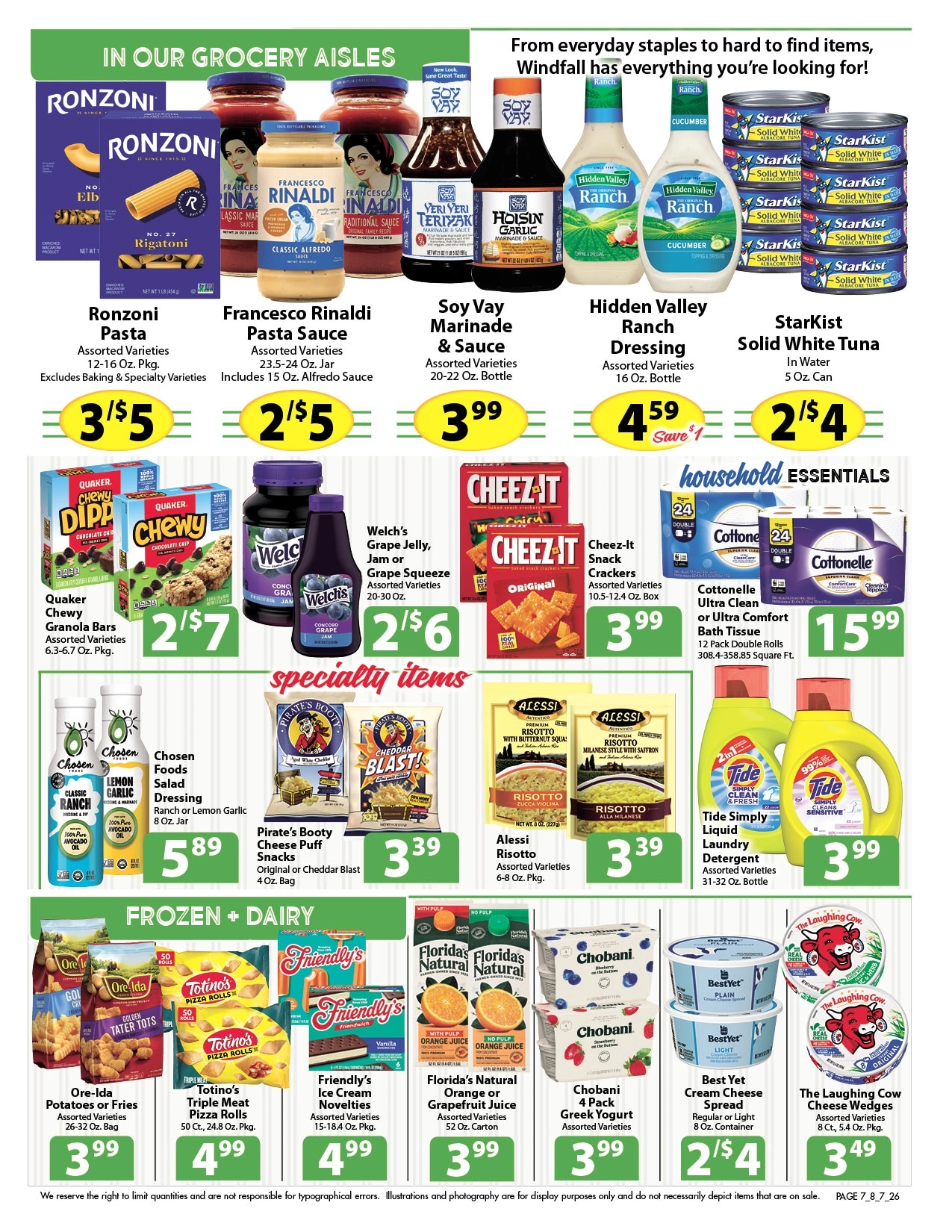 Windfall Market flyer page 7
