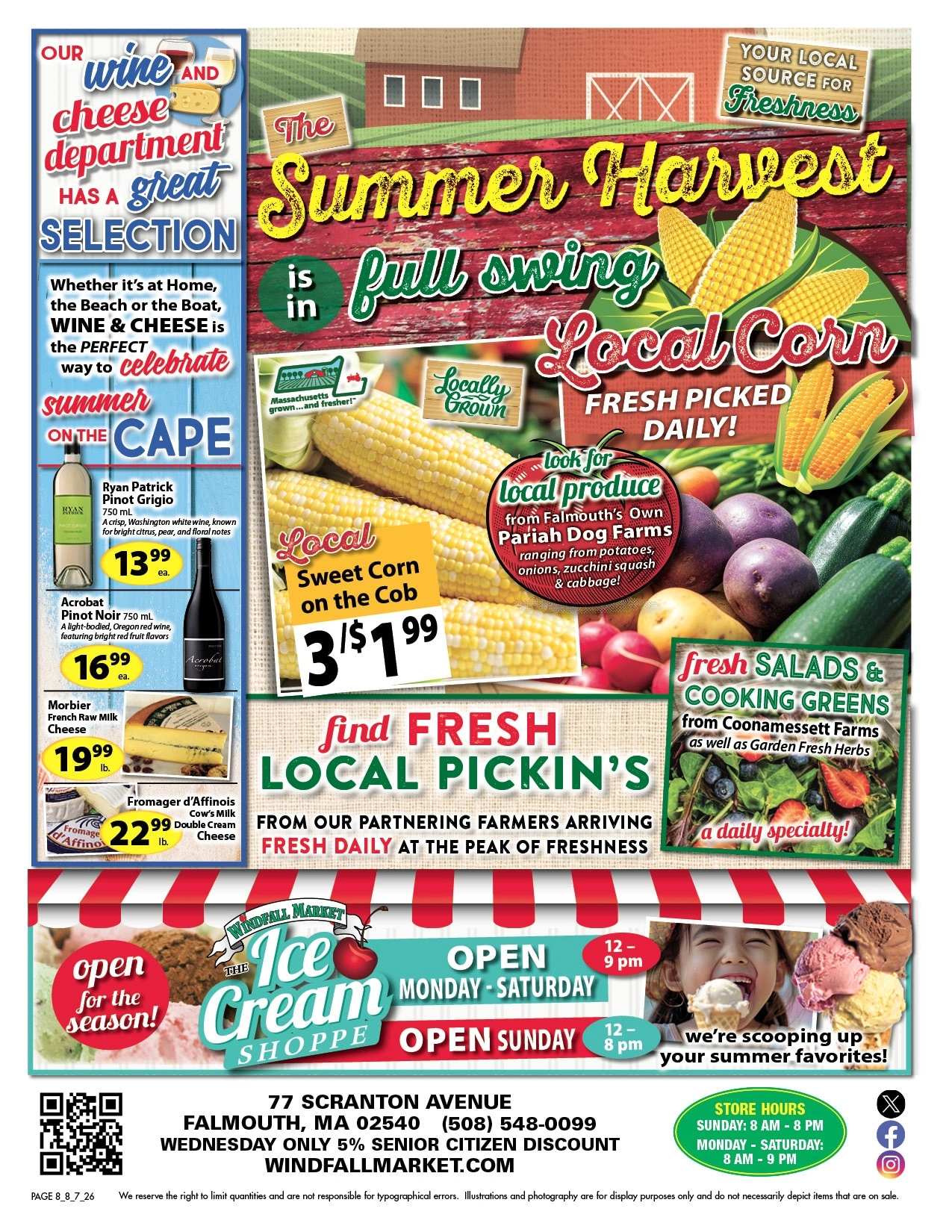 Windfall Market flyer page 8