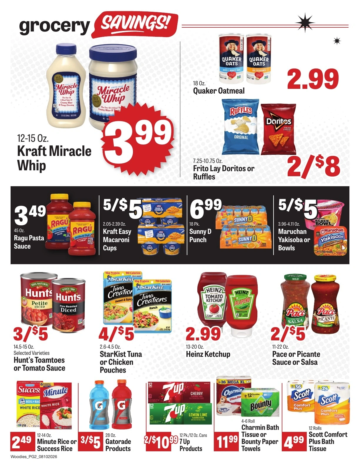 Woodie's Supermarket flyer page 2