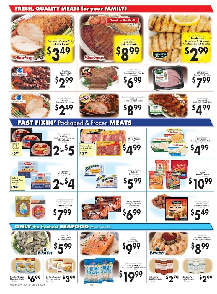 Zazzera's Supermarket flyer page 2
