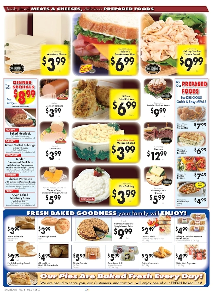 Zazzera's Supermarket flyer page 3