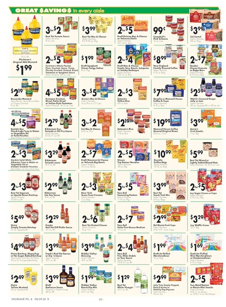 Zazzera's Supermarket flyer page 4