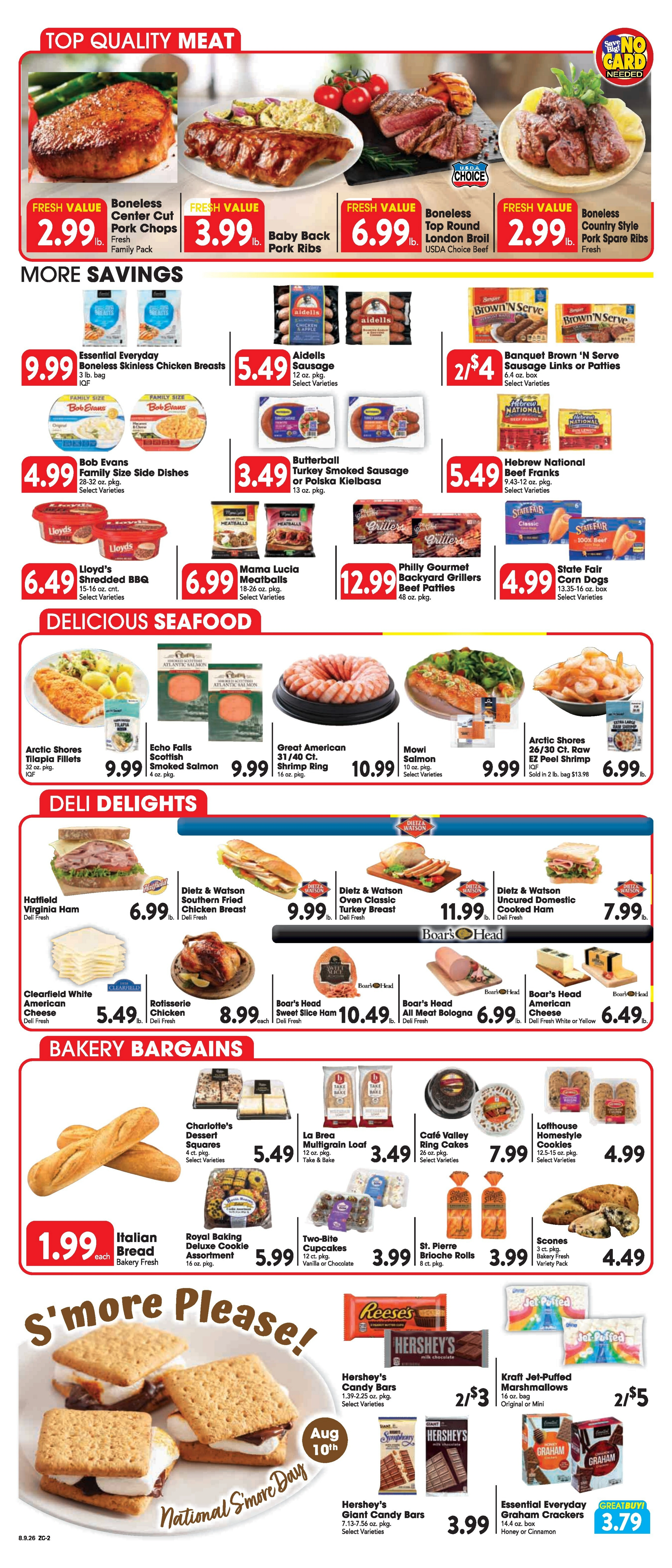 Zingo's Supermarket flyer page 2
