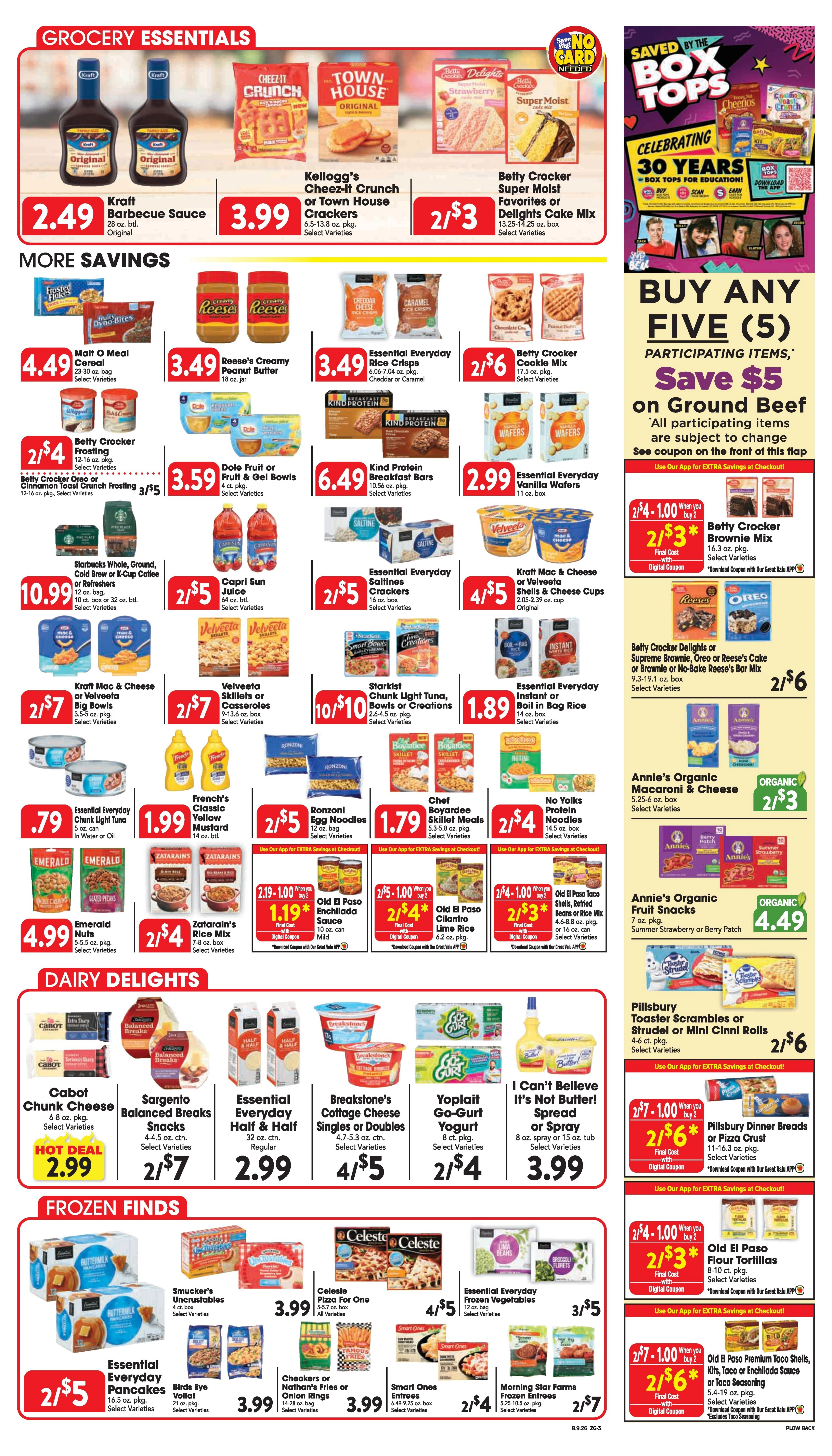 Zingo's Supermarket flyer page 3
