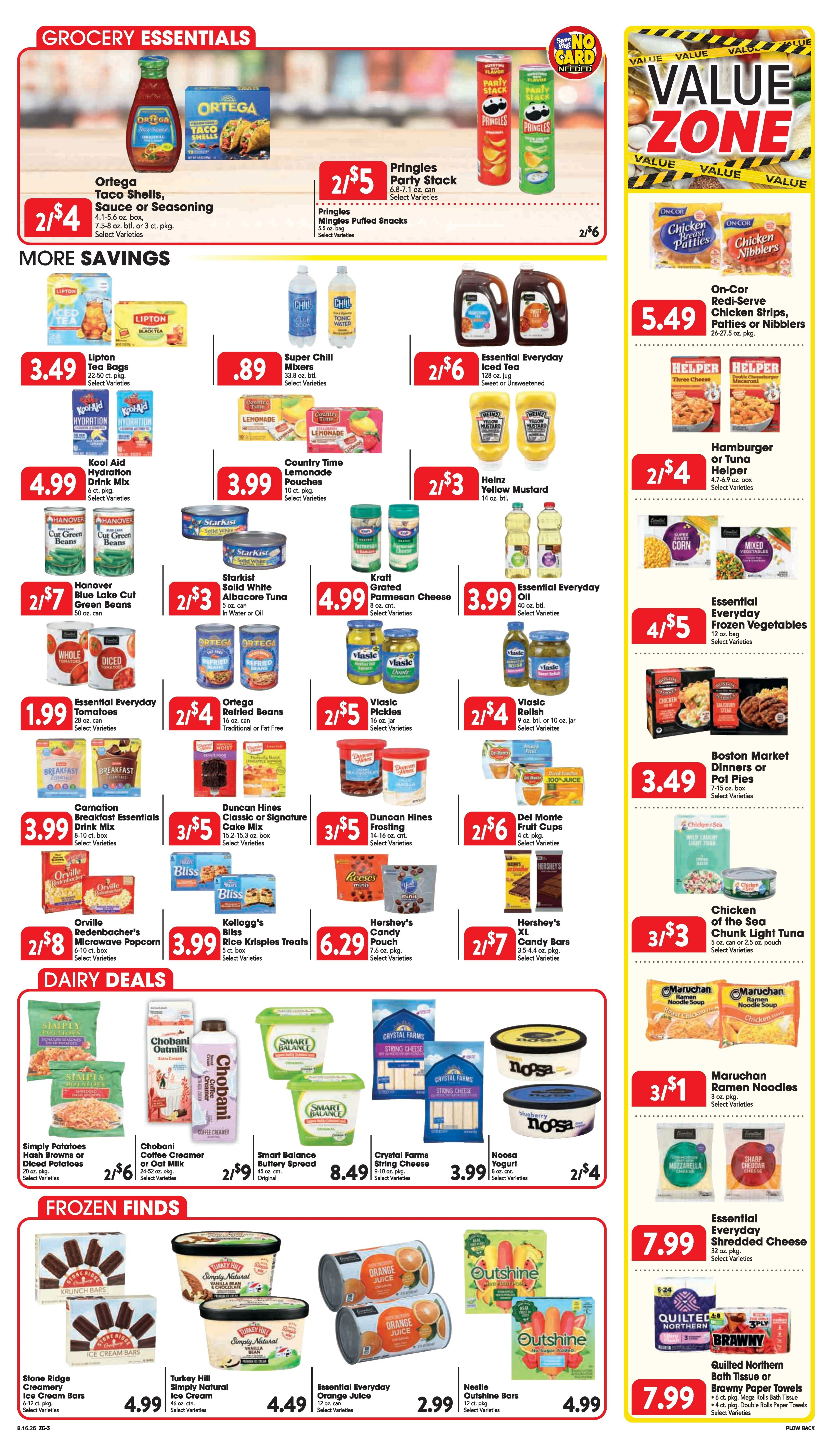 Zingo's Supermarket flyer page 3